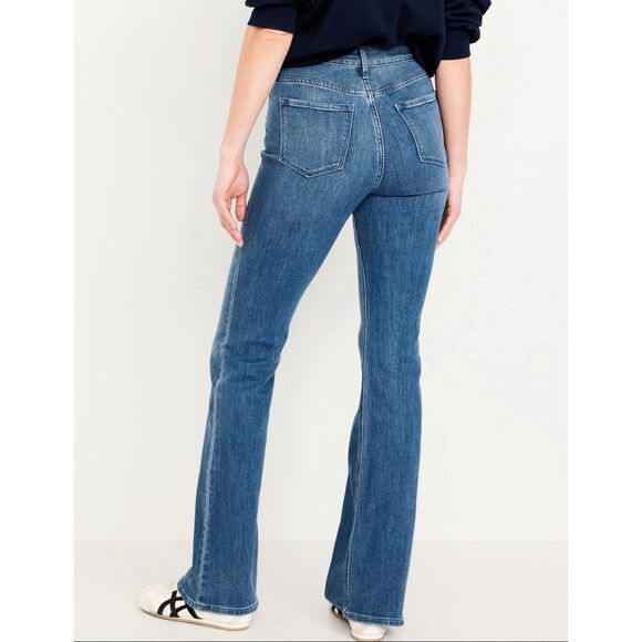 Old Navy high rise wow flare jeans medium wash size 6 - Picture 11 of 11